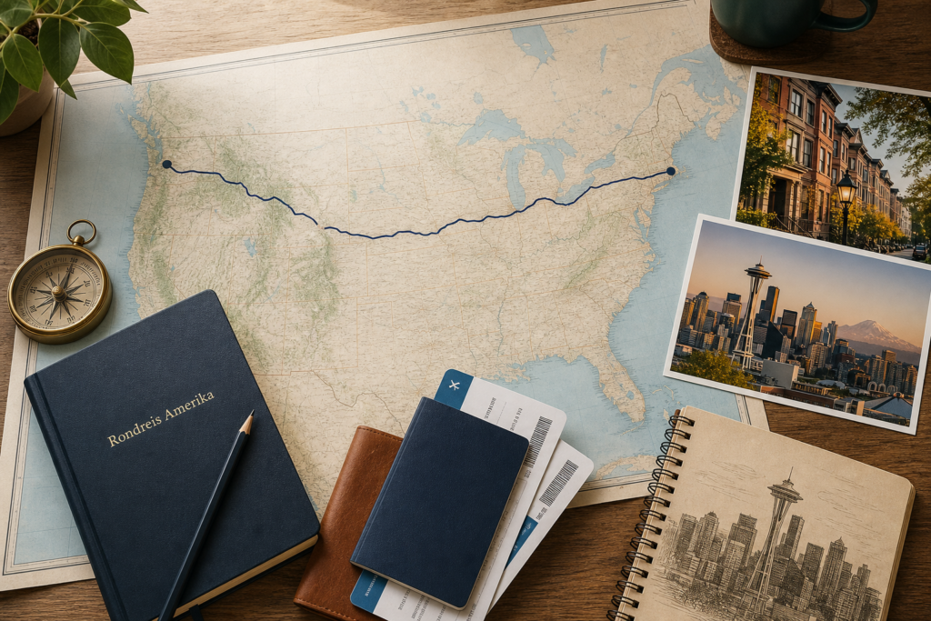 Routekaart voor een Amerika rondreis